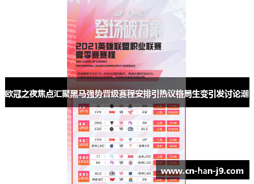 欧冠之夜焦点汇聚黑马强势晋级赛程安排引热议格局生变引发讨论潮